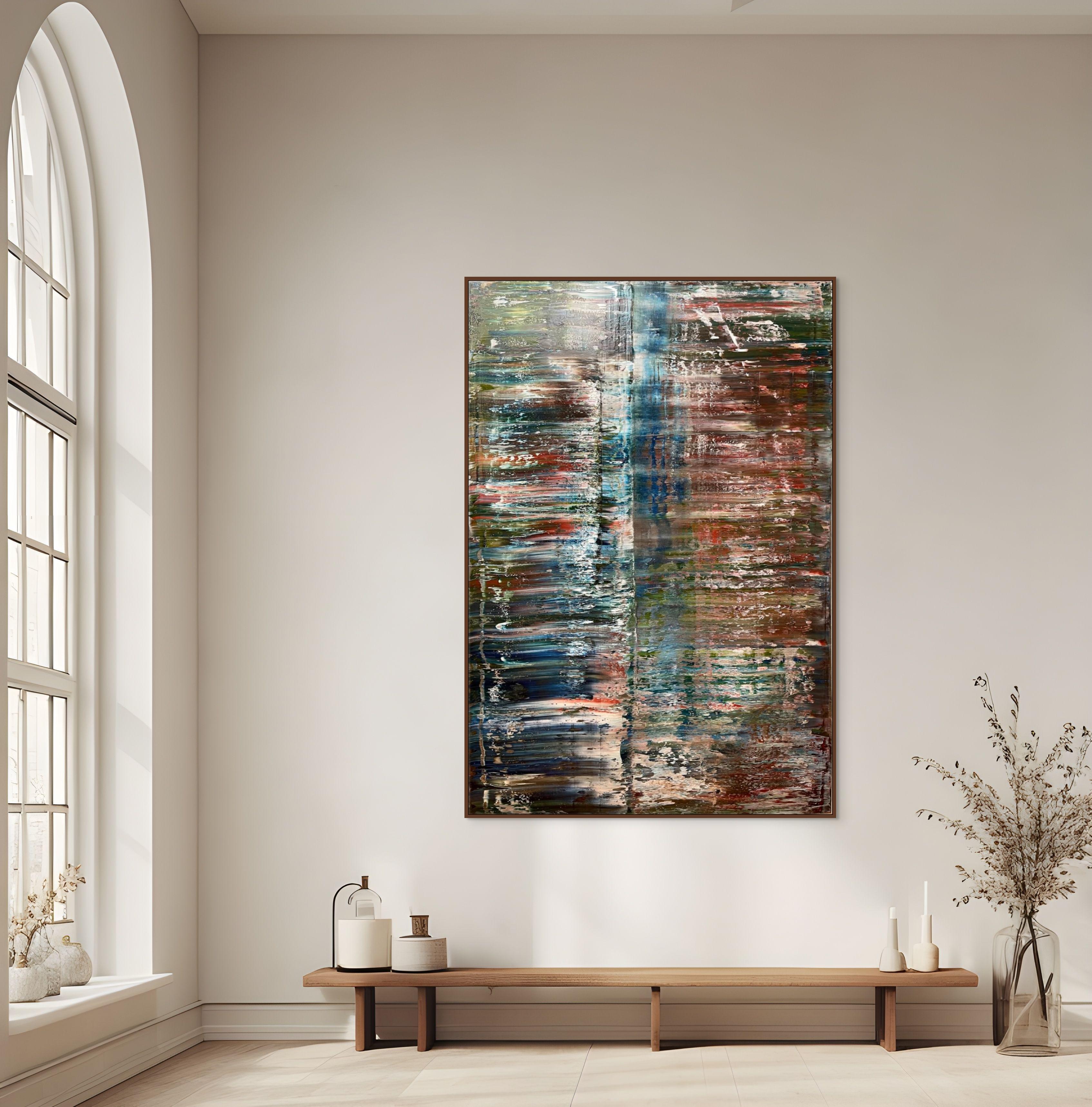 Abstract informal 2023-2104-3 (Abstract painting) - Painting by Robert Niesse