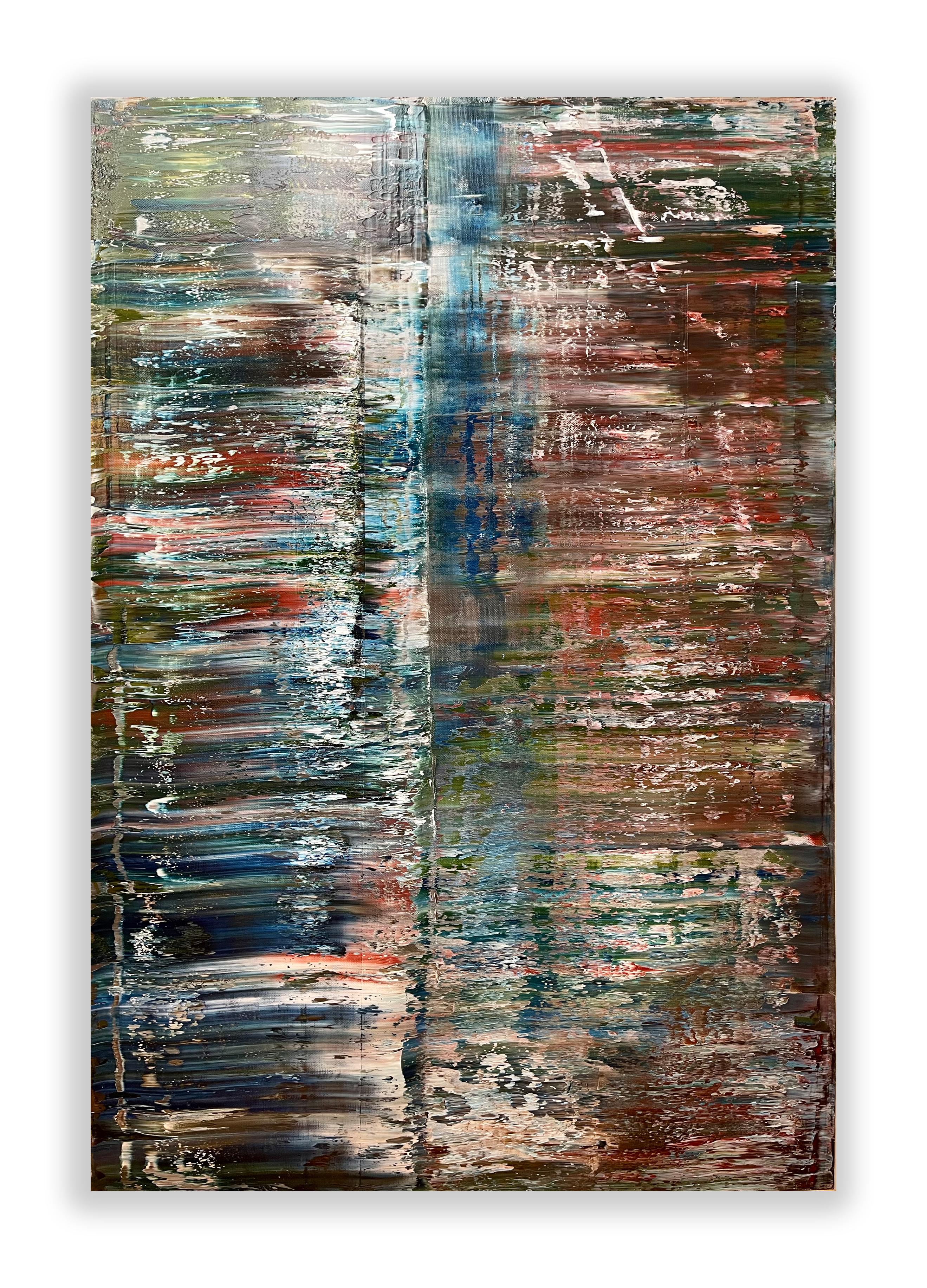 Robert Niesse Abstract Painting - Abstract informal 2023-2104-3 (Abstract painting)