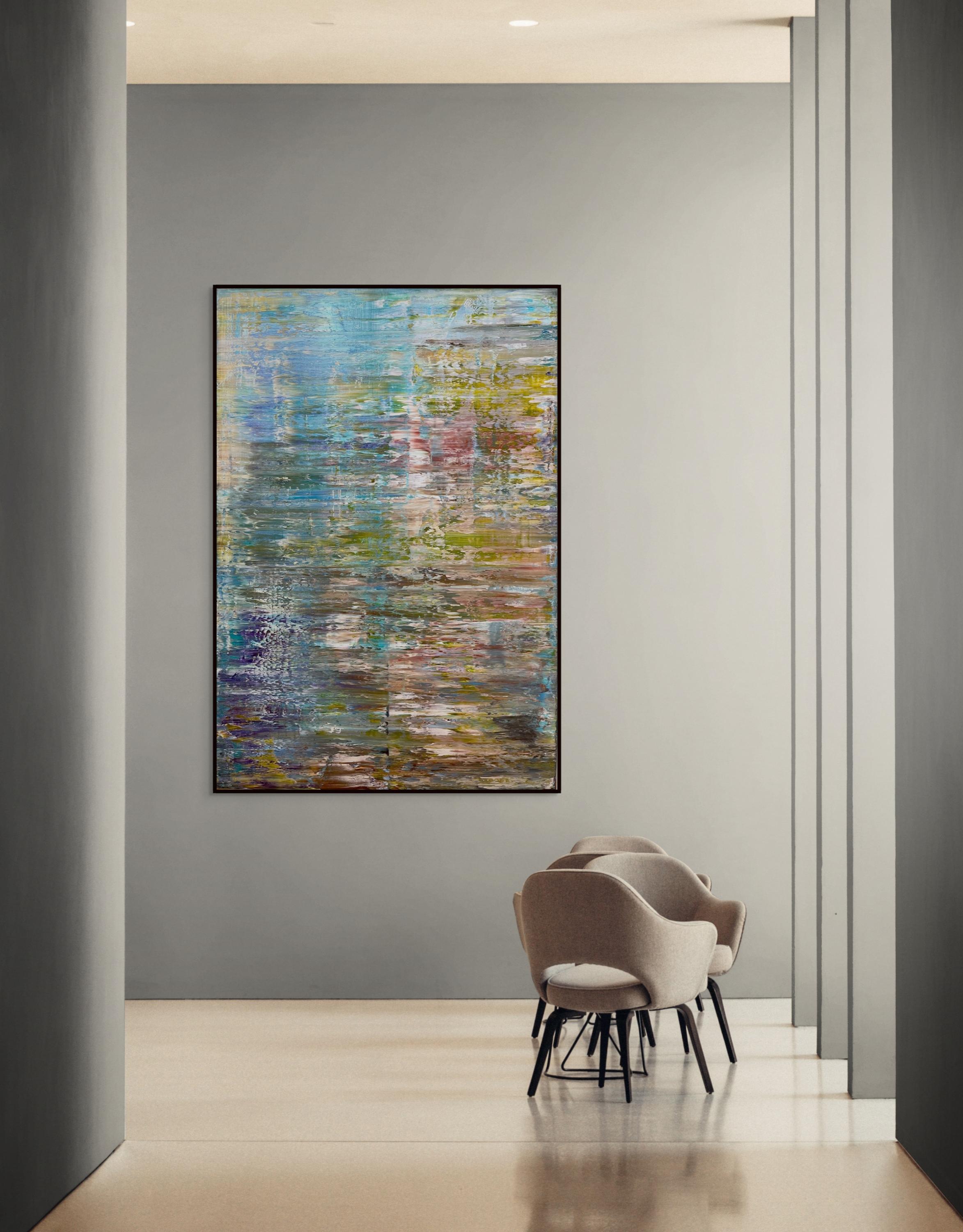 Abstract informal 2023-2104-5 (Abstract painting) - Painting by Robert Niesse