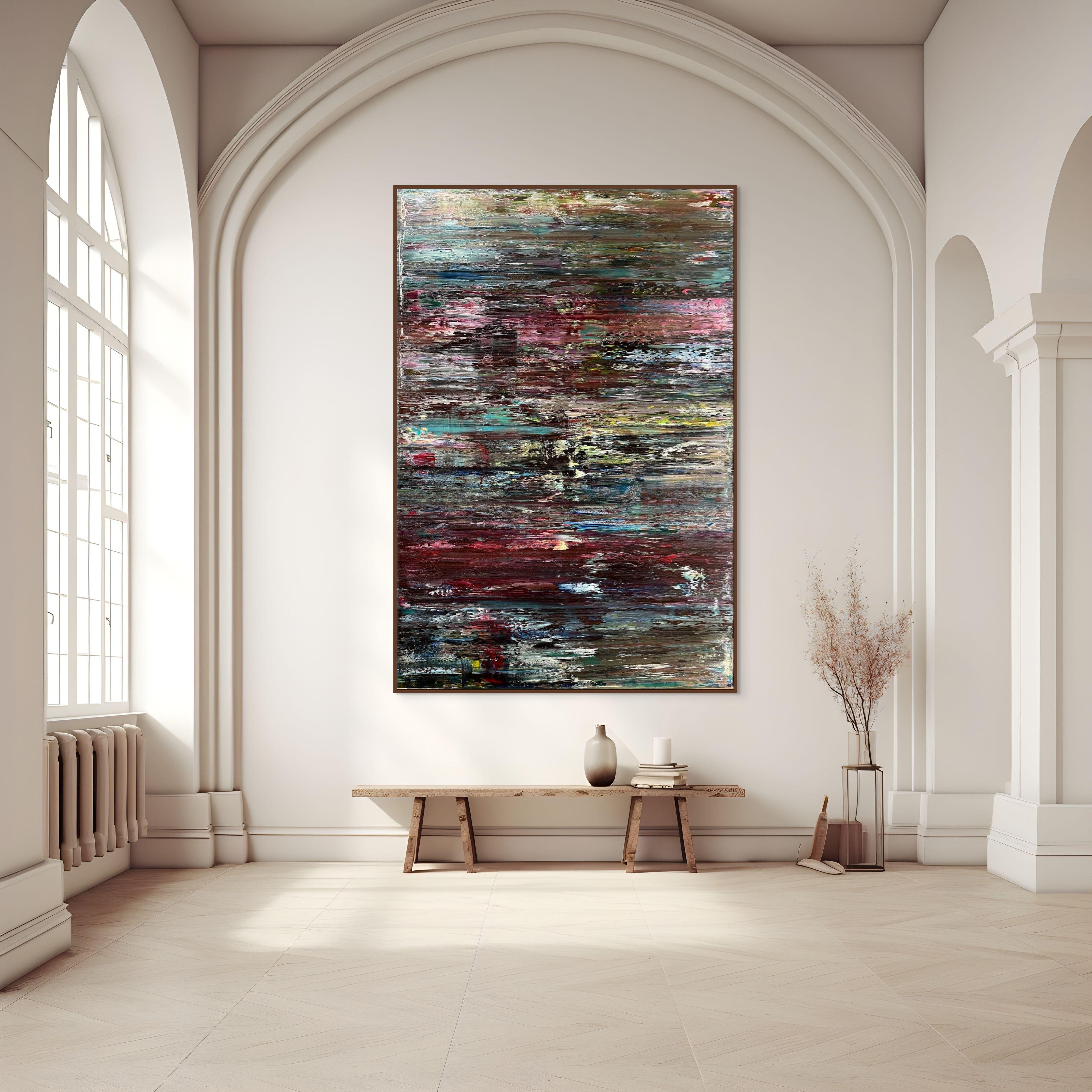 Abstract informal 2023-2104-9 (Abstract painting) - Painting by Robert Niesse