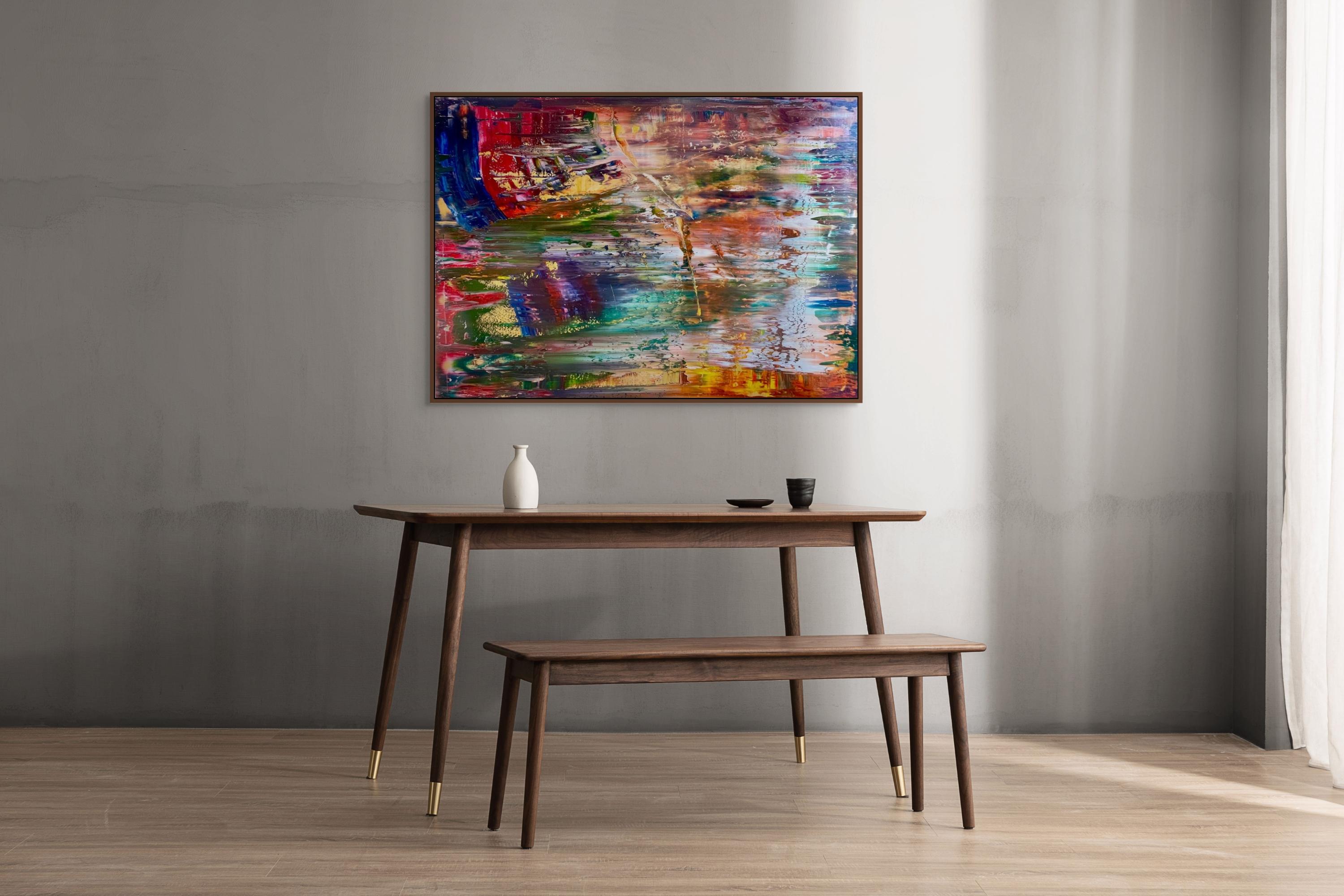 Abstract informal 2024-2111-2 (Abstract painting) - Brown Abstract Painting by Robert Niesse