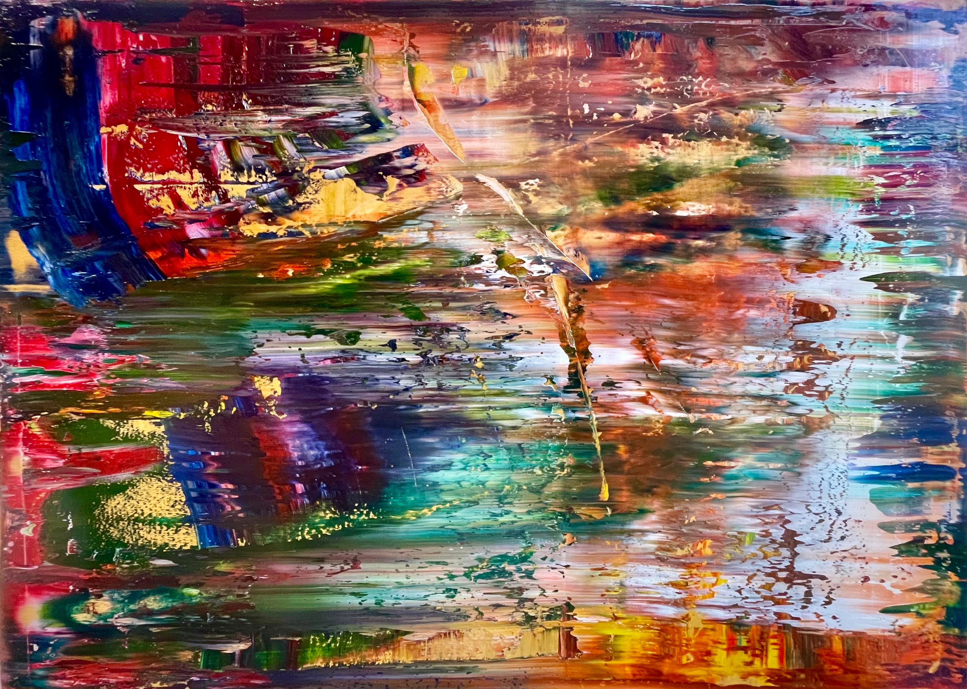 This artwork will be shipped rolled in a dent-resistant tube.

Robert Niesse is a contemporary German abstract artist, renowned for his 