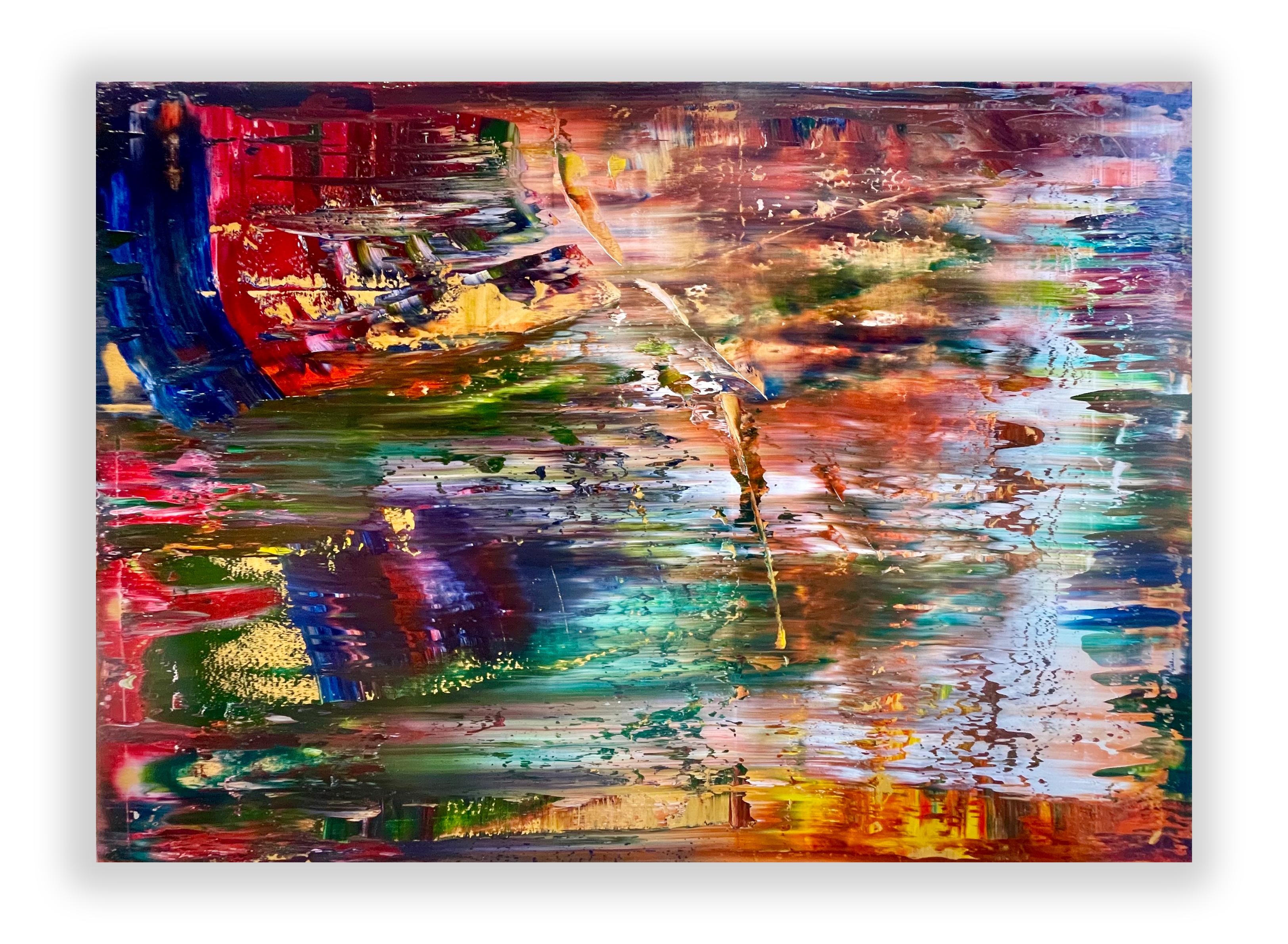 Robert Niesse Abstract Painting - Abstract informal 2024-2111-2 (Abstract painting)