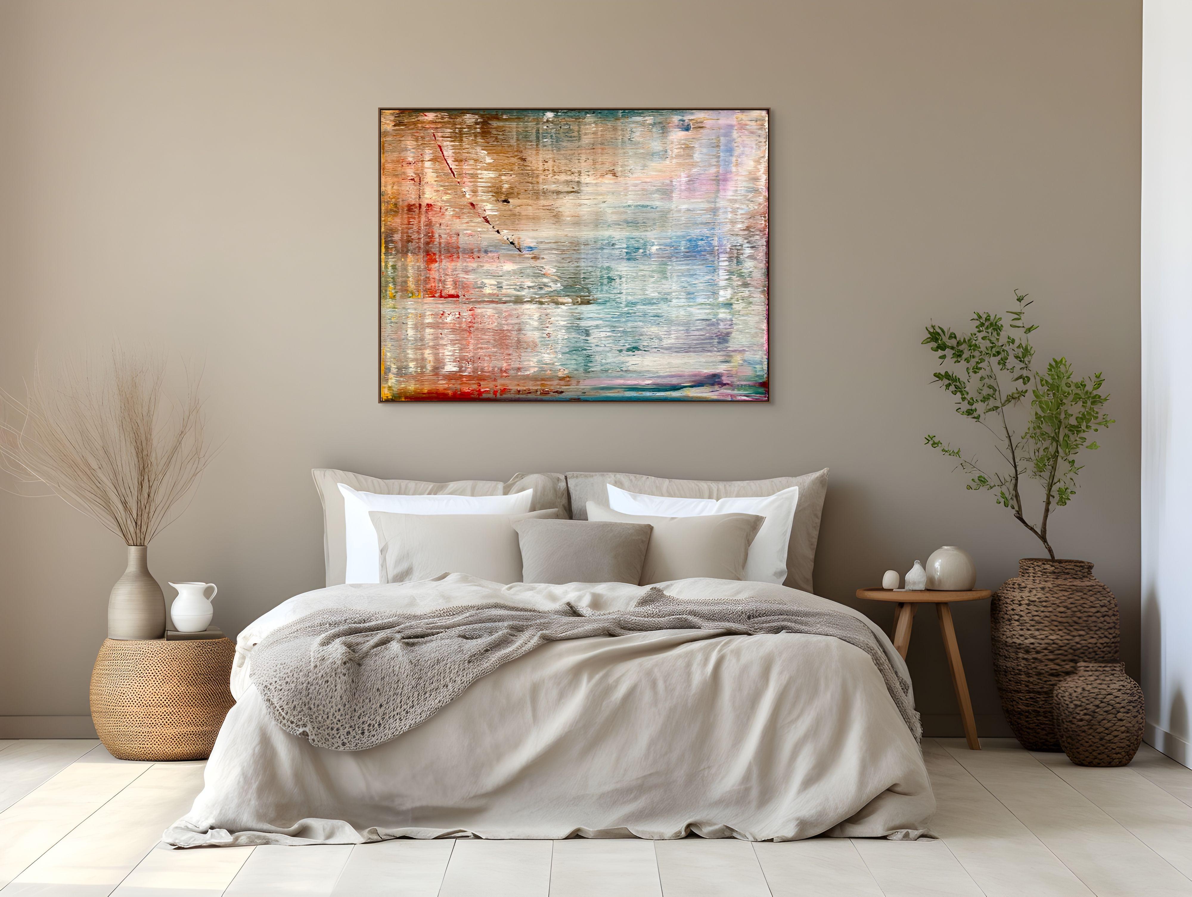 Abstract informal 2024-2113-2 (Abstract painting) - Painting by Robert Niesse