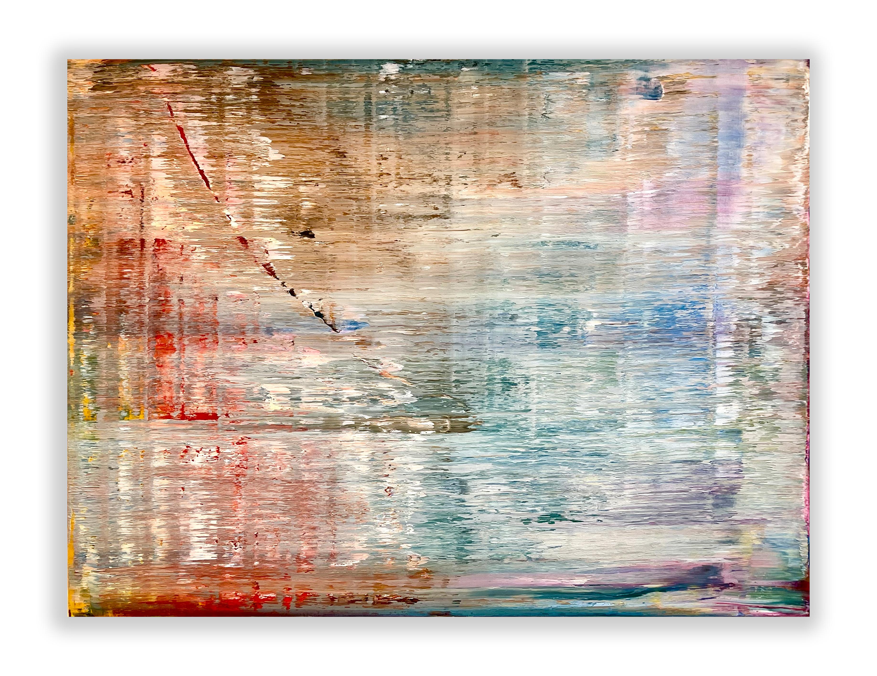 Robert Niesse Abstract Painting - Abstract informal 2024-2113-2 (Abstract painting)