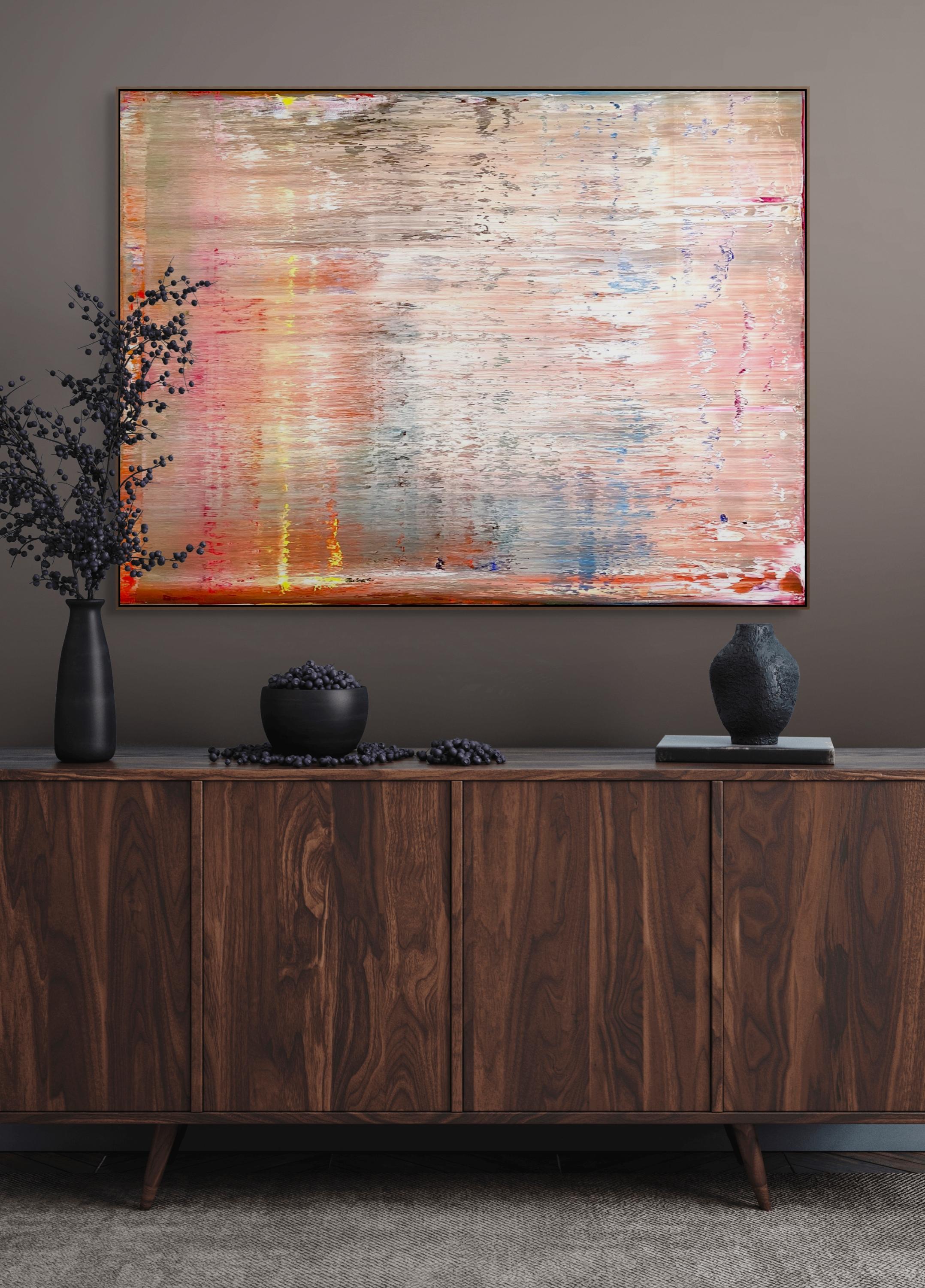 Abstrakt informell 2024-2113-3 (Abstrakte Malerei) – Painting von Robert Niesse
