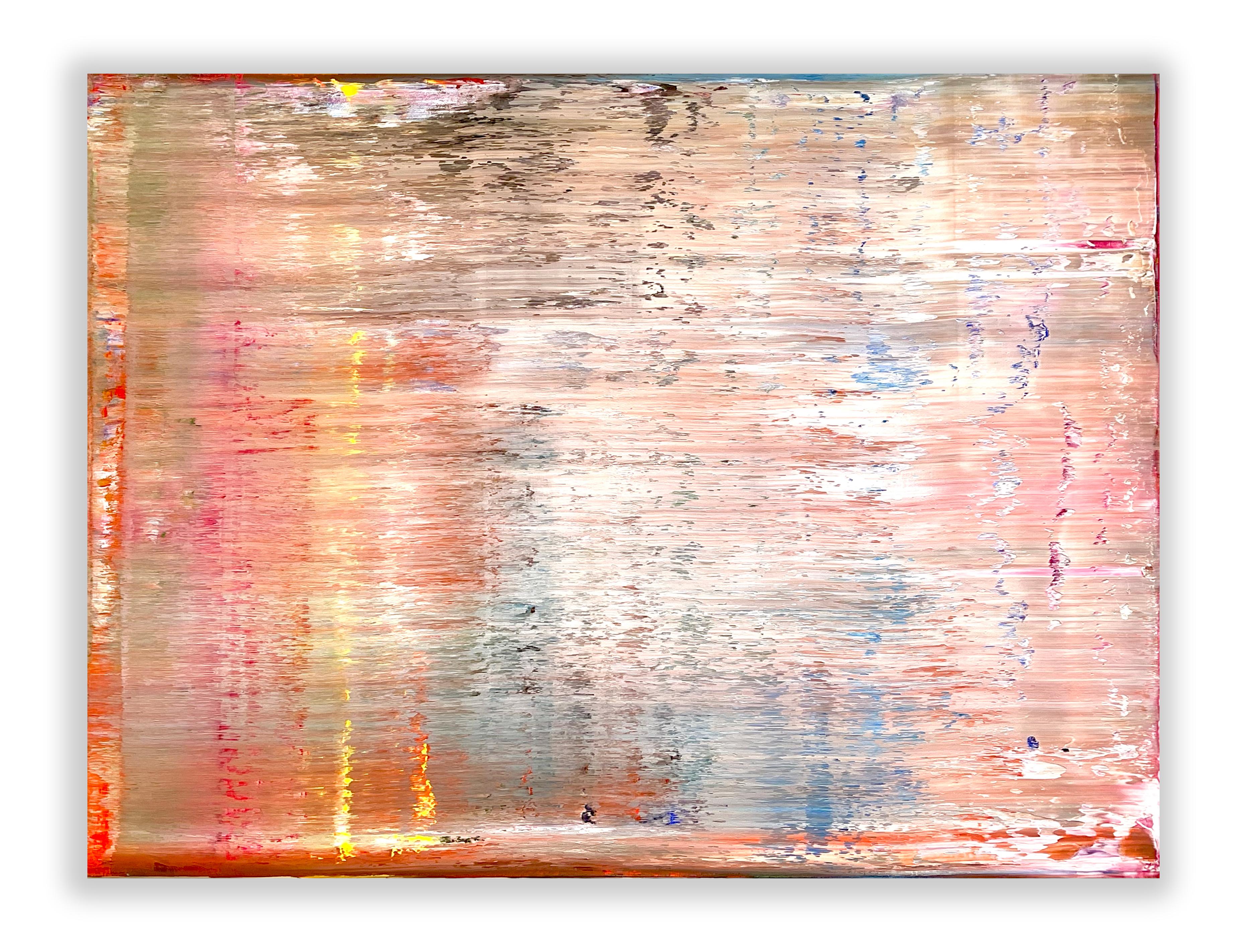 Robert Niesse Abstract Painting – Abstrakt informell 2024-2113-3 (Abstrakte Malerei)