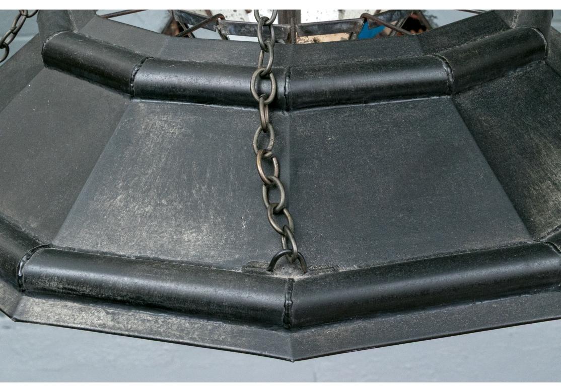 Robert Ogden Faceted Mirror Chandelier in vendita 6