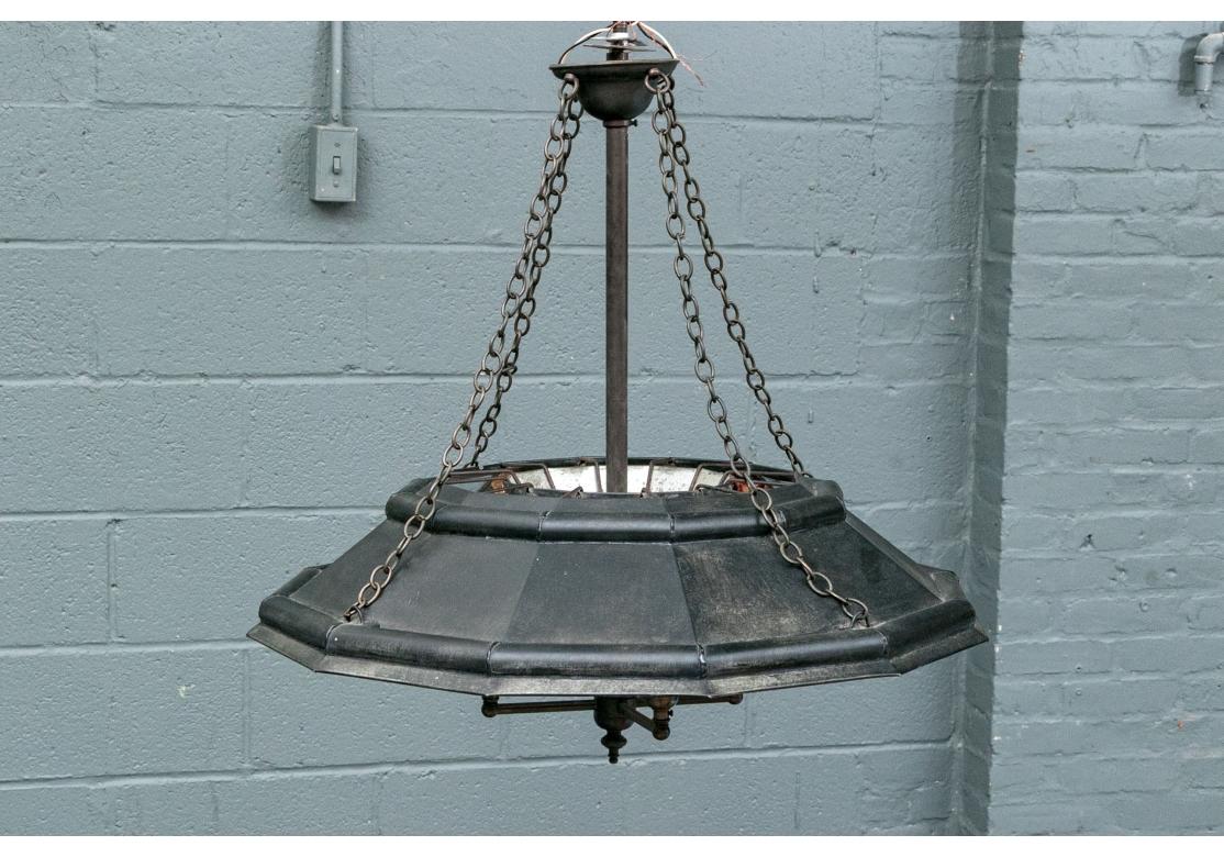 XX secolo Robert Ogden Faceted Mirror Chandelier in vendita