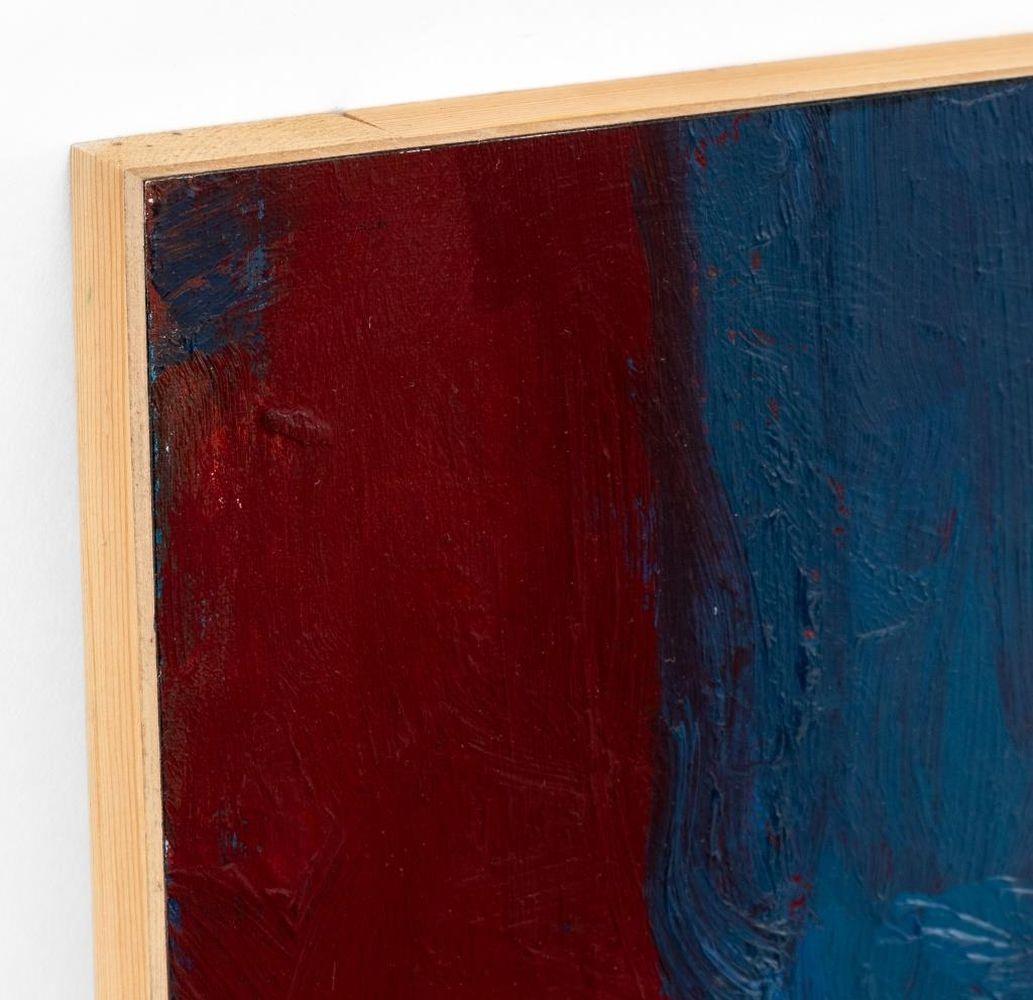 Composition abstraite Diptyque - Noir Abstract Painting par Robert O'Meara