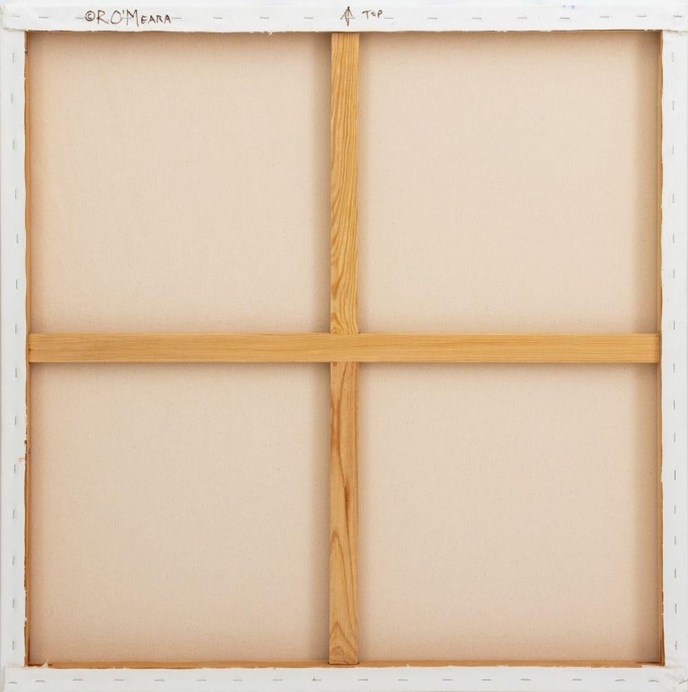 Composition abstraite - Beige Abstract Painting par Robert O'Meara