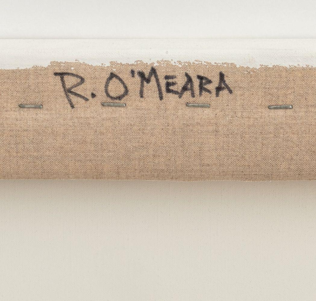 Robert O'Meara (Amerikaner, 1957-2024), Abstrakte Komposition, Öl auf Leinwand, verso signiert, ungerahmt. 30