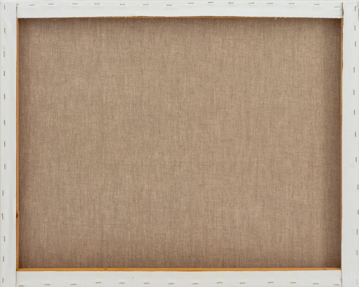 Robert O'Meara (Américain, 1957-2024), Composition abstraite, Huile sur toile, rose sur blanc et turquoise, apparemment non signée, non encadrée. 20