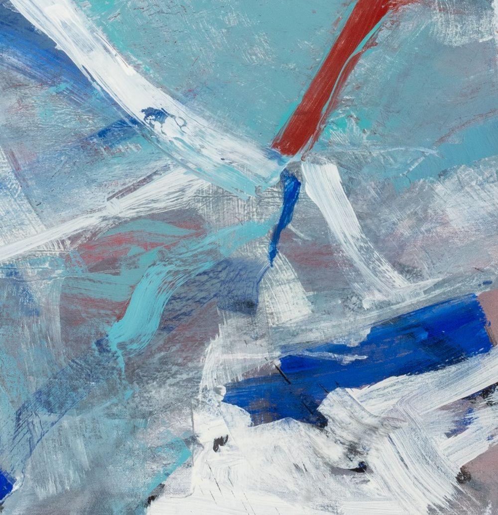 Composition abstraite en bleu - Painting de Robert O'Meara