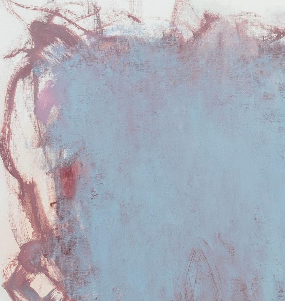 Composition abstraite en bleu - Painting de Robert O'Meara