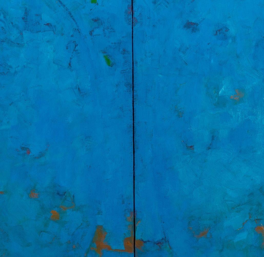 Composizione astratta in blu - Painting di Robert O'Meara