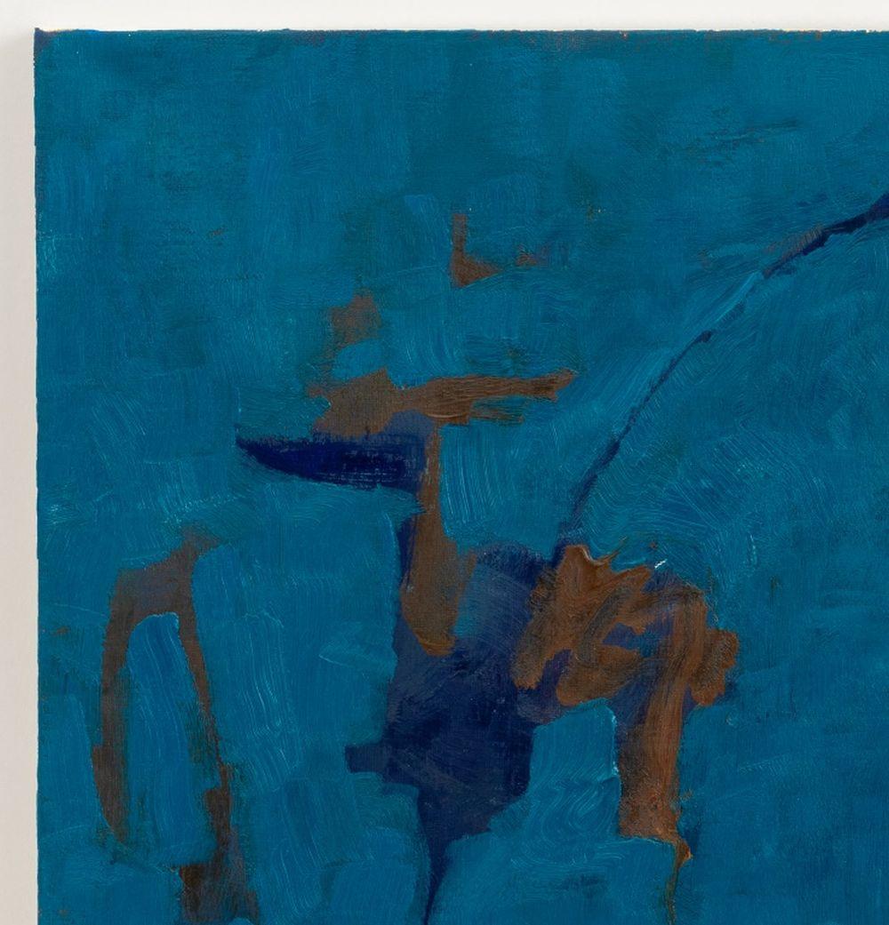 Composition abstraite en bleu - Painting de Robert O'Meara