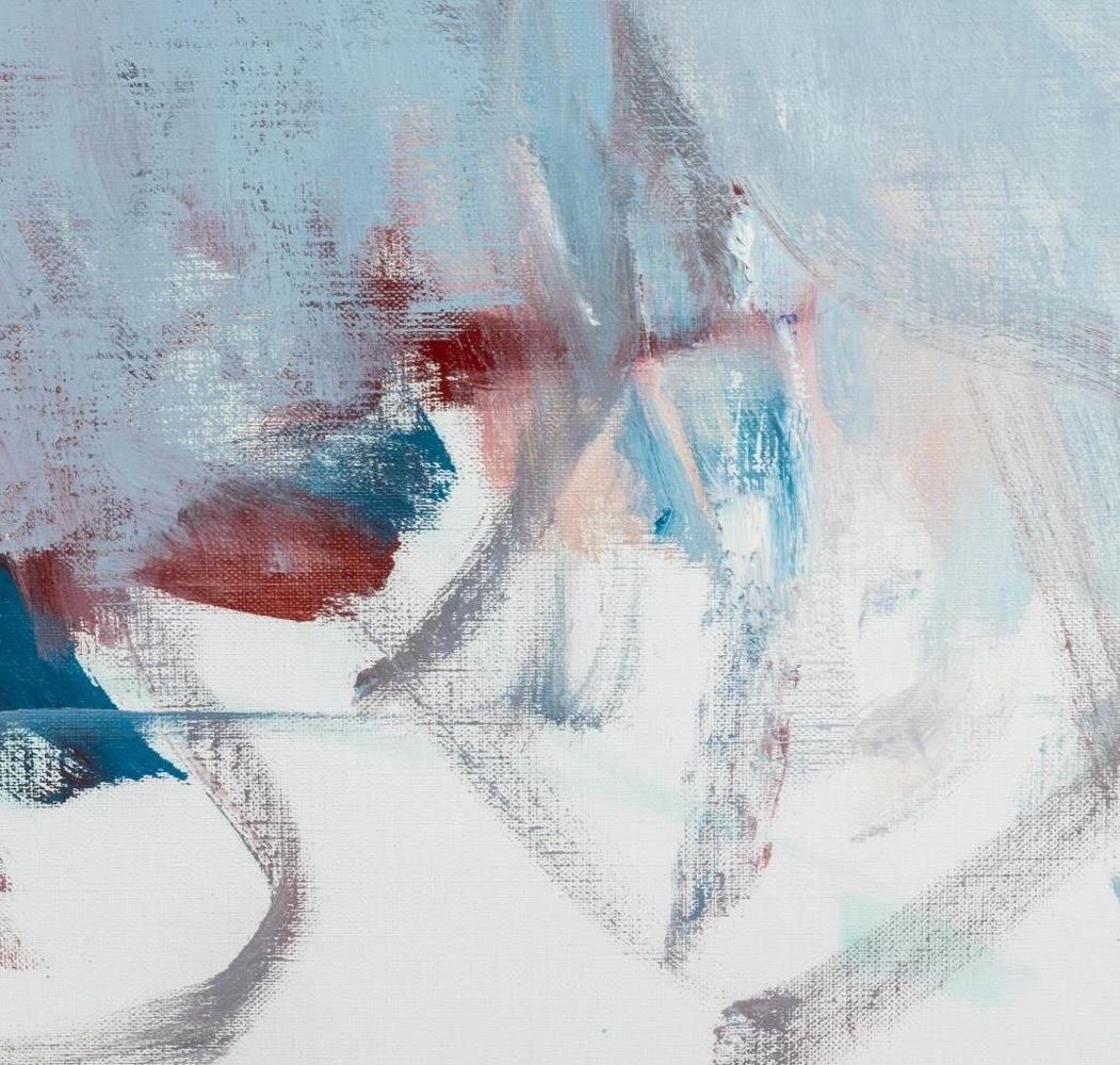 Composition abstraite en bleu - Expressionnisme abstrait Painting par Robert O'Meara