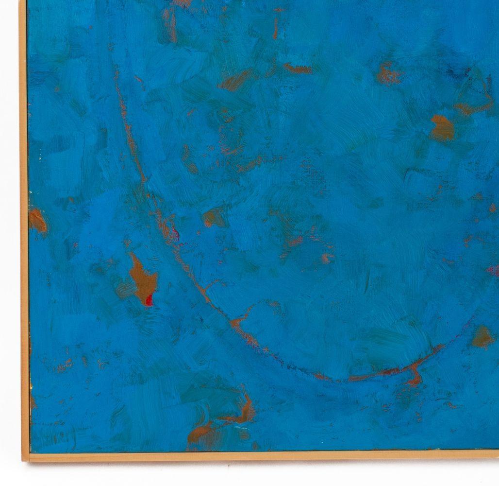 Composizione astratta in blu - Painting Contemporaneo di Robert O'Meara