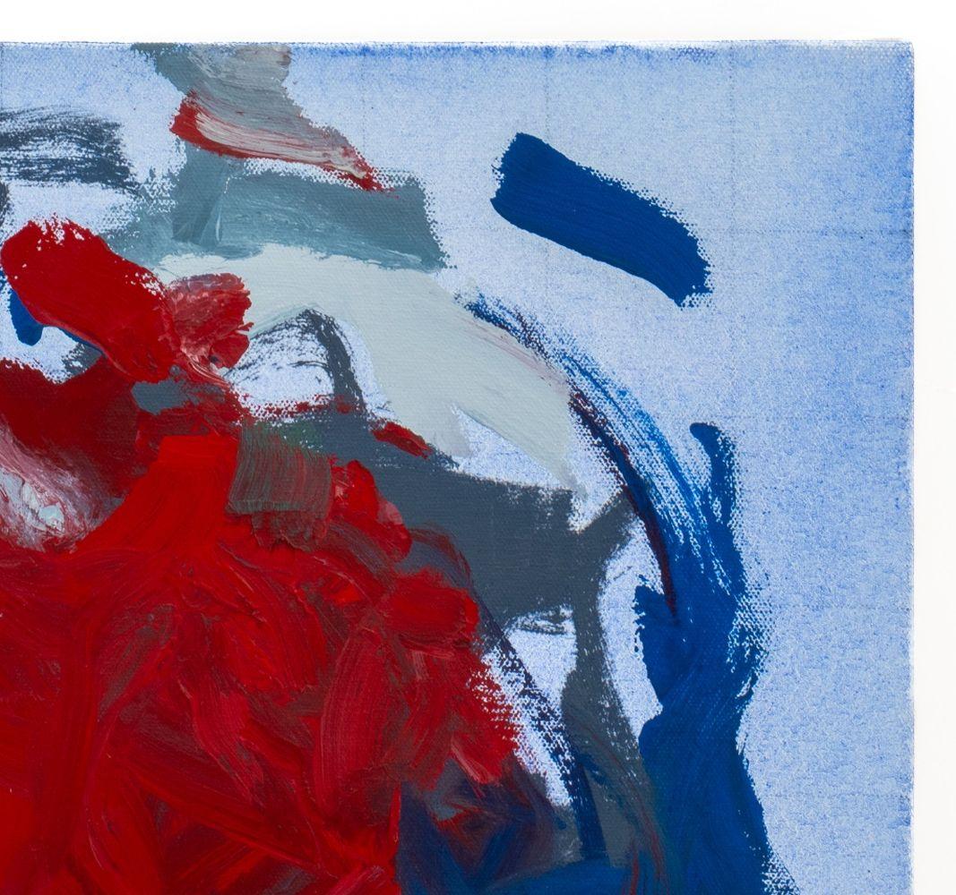 Composition abstraite en bleu - Contemporain Painting par Robert O'Meara