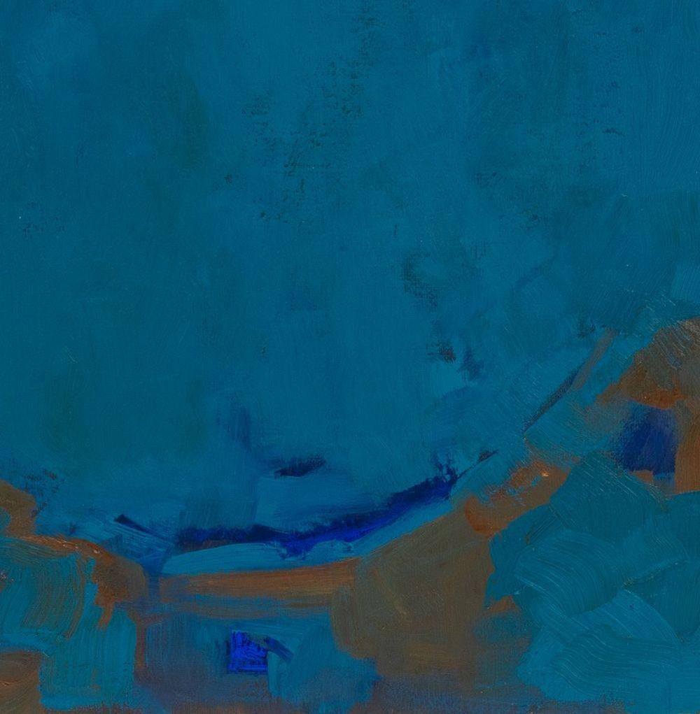Composition abstraite en bleu - Contemporain Painting par Robert O'Meara