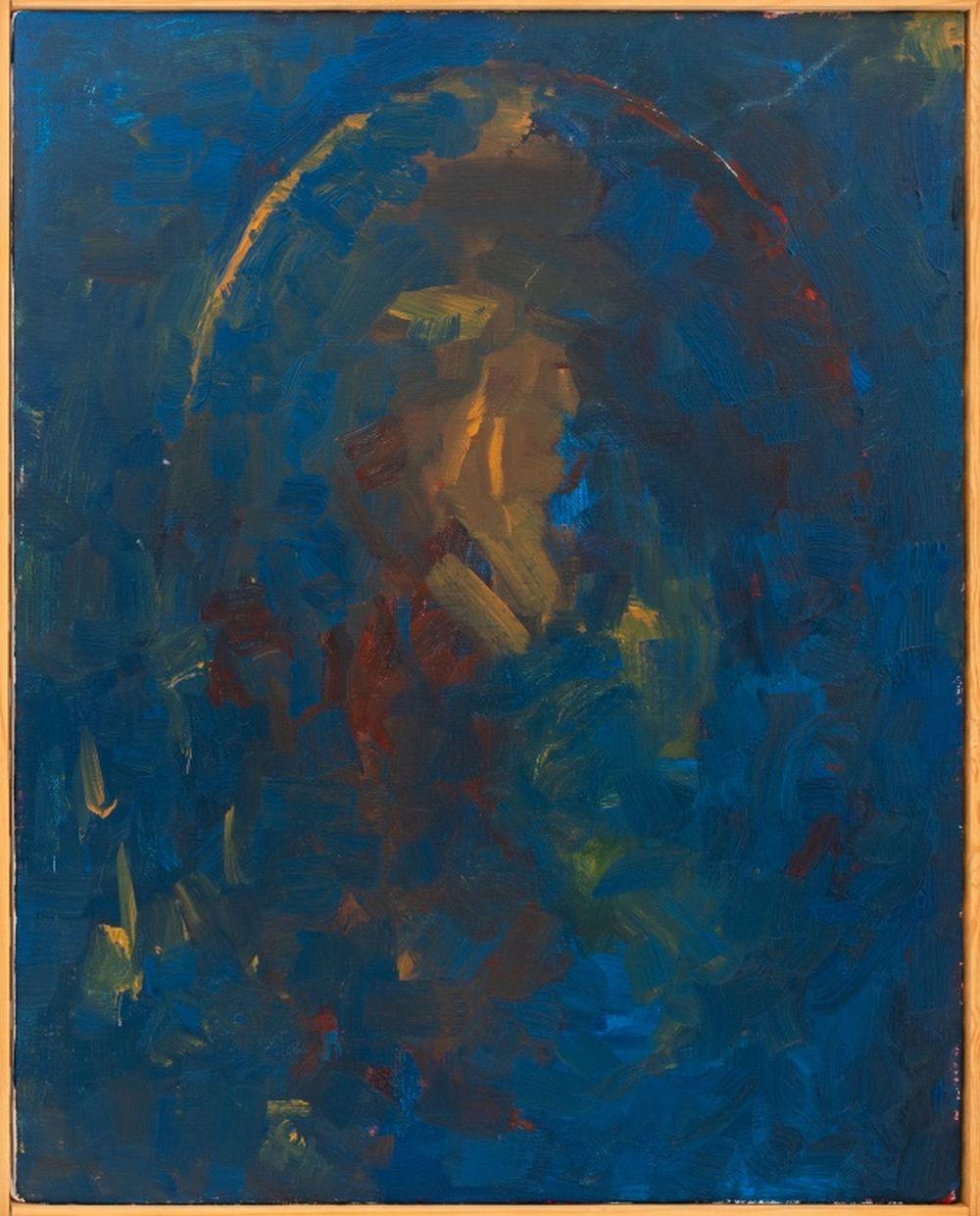 Abstract Composition in Blue