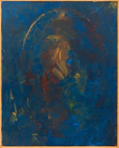 Abstract Composition in Blue