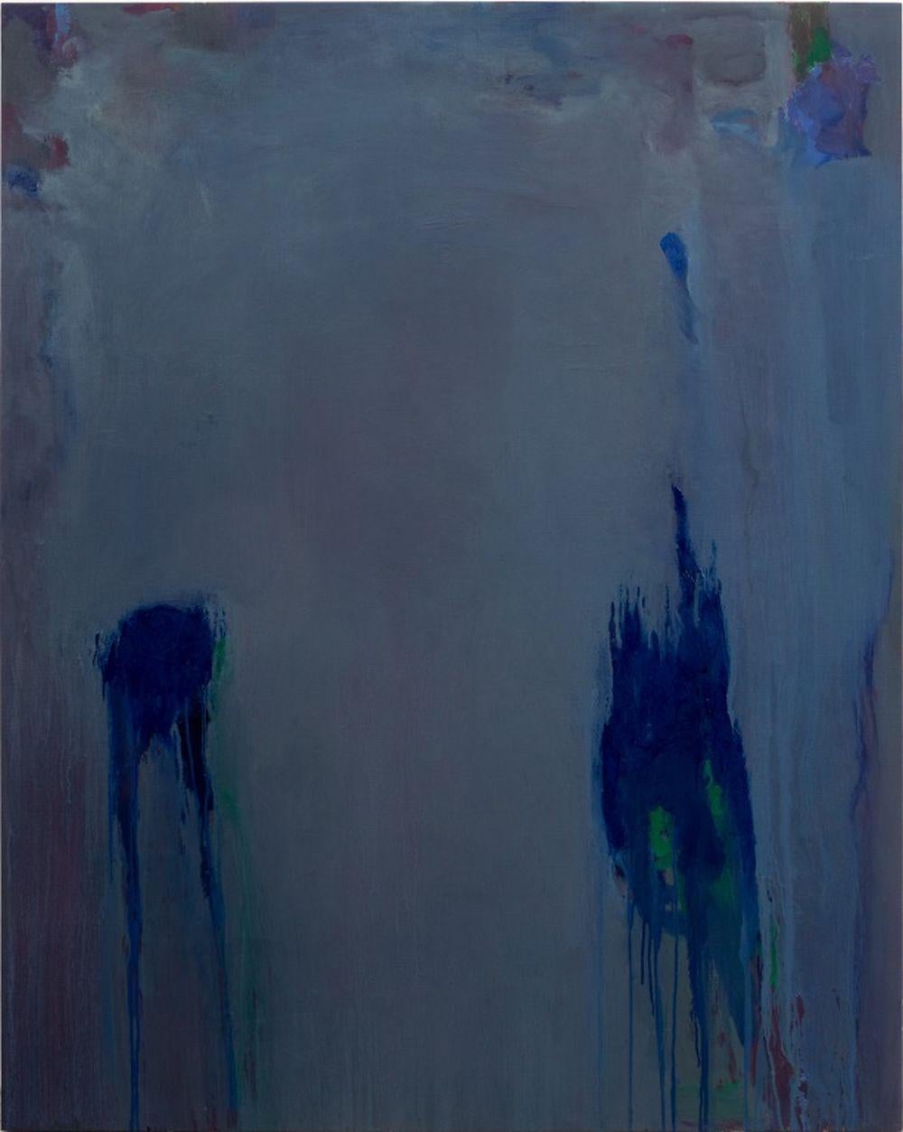 Abstract Composition in Blue