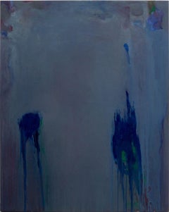Abstract Composition in Blue