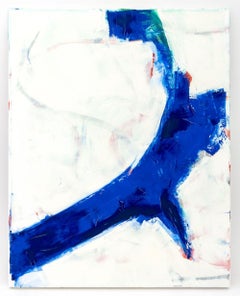 Abstract Composition in Blue