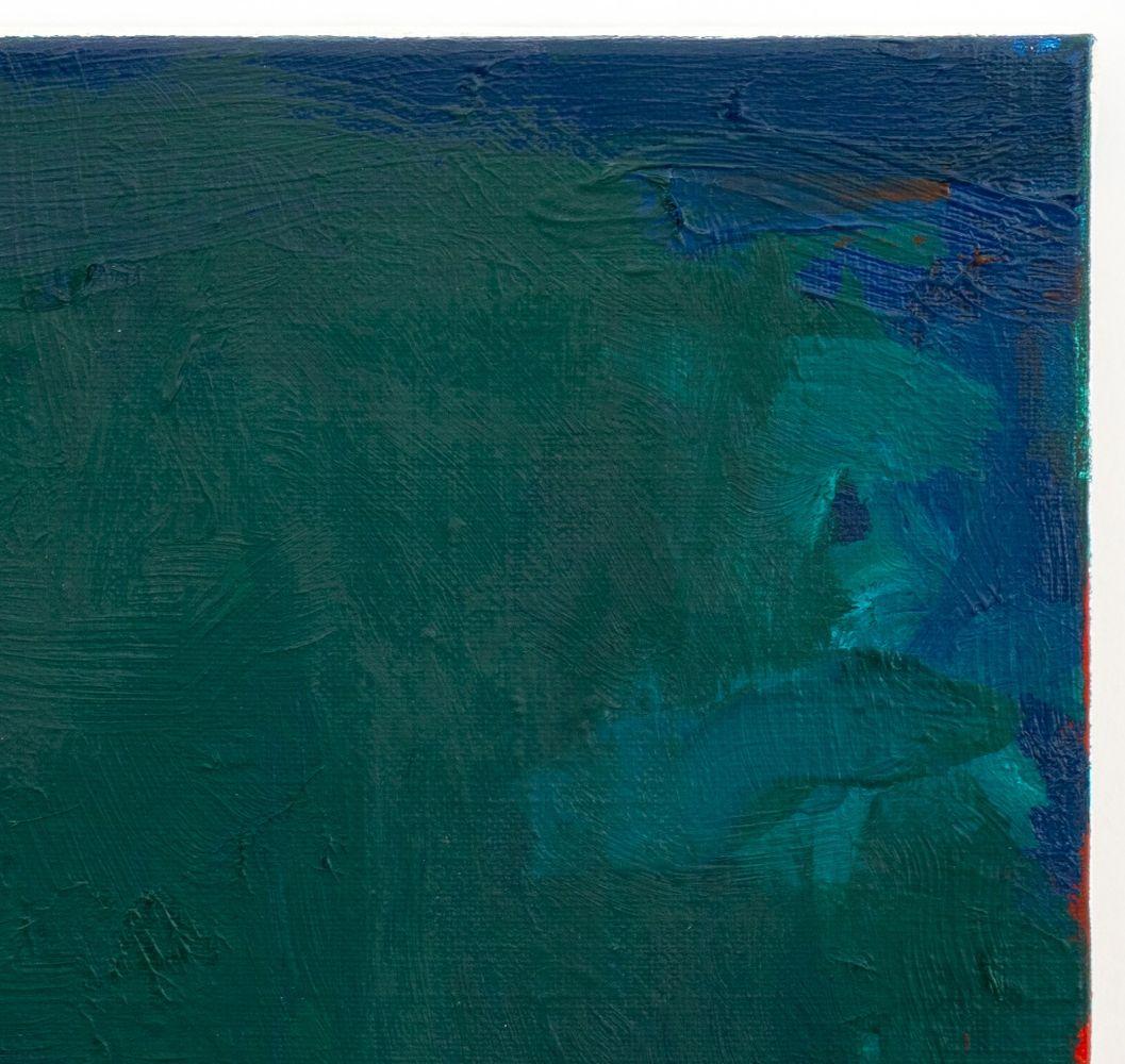Composición abstracta en verde - Painting Abstracto de Robert O'Meara