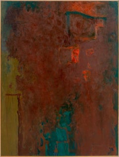 Abstract Composition In Maroon