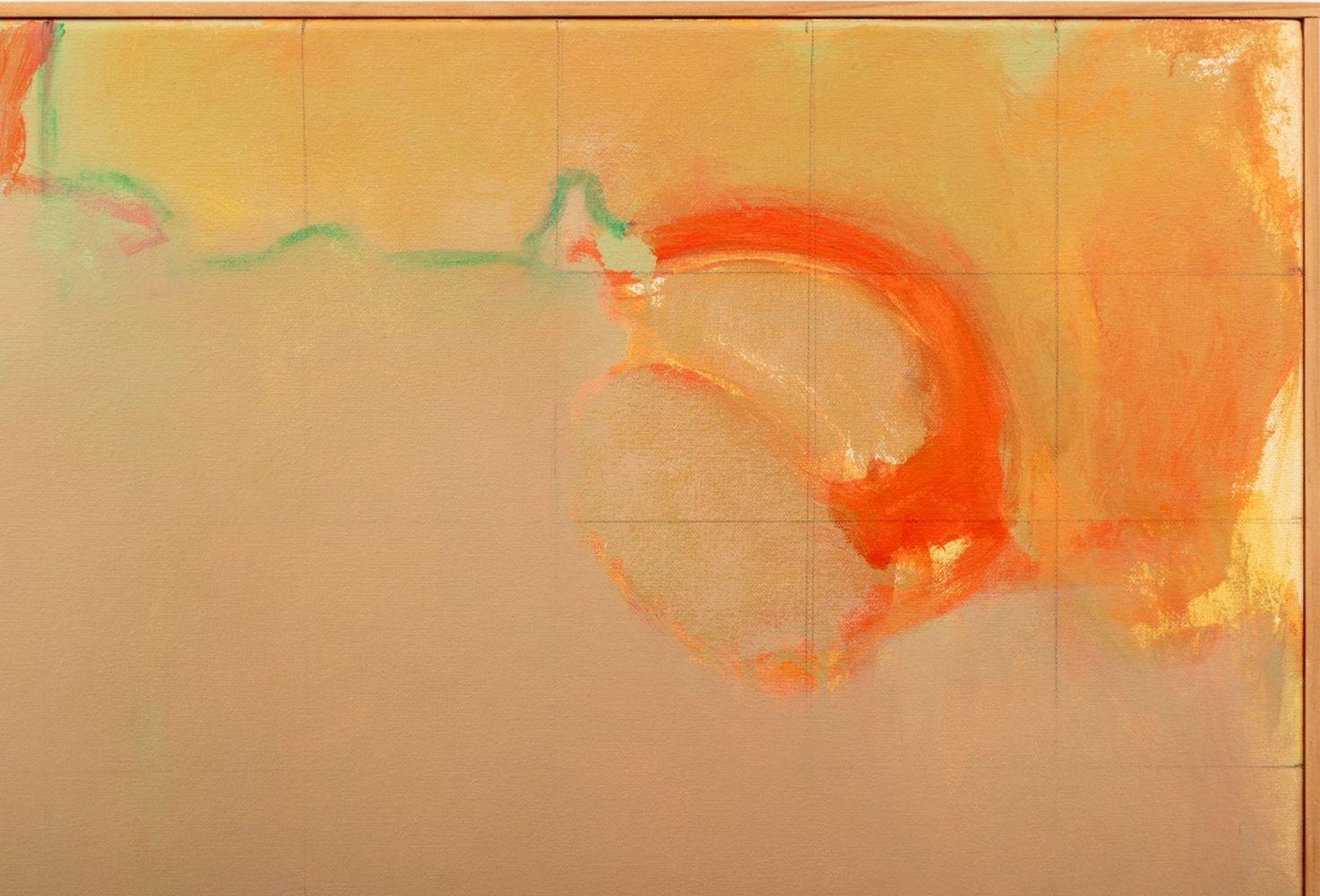 Composition abstraite en couleur havane - Painting de Robert O'Meara