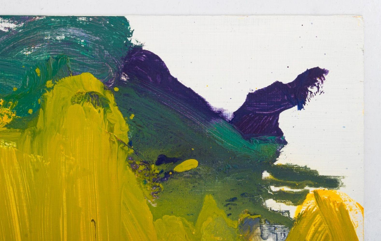 Abstract Composition in Yellow - Painting by Robert O'Meara