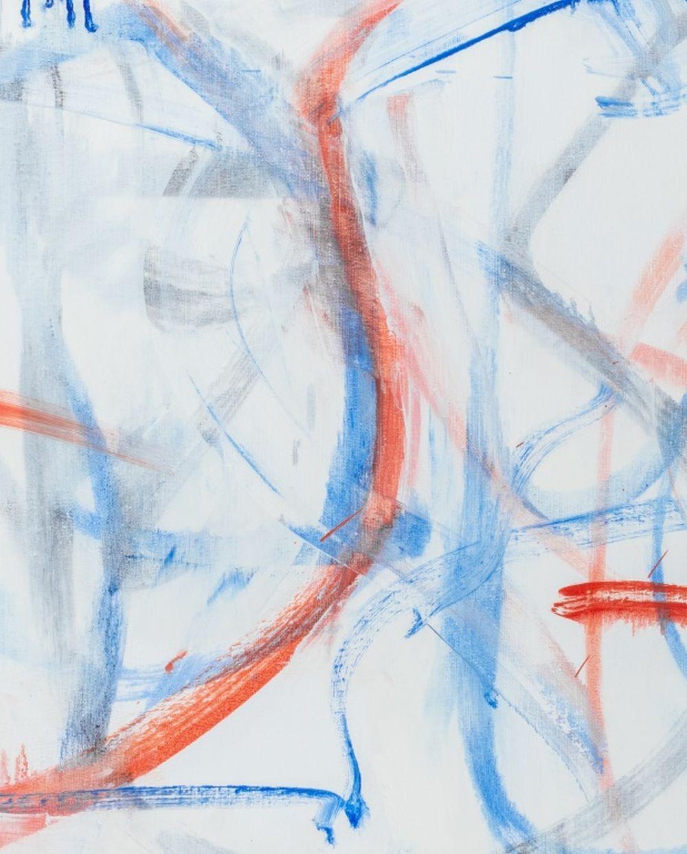 Abstrakte Komposition Triptychon (Grau), Abstract Painting, von Robert O'Meara