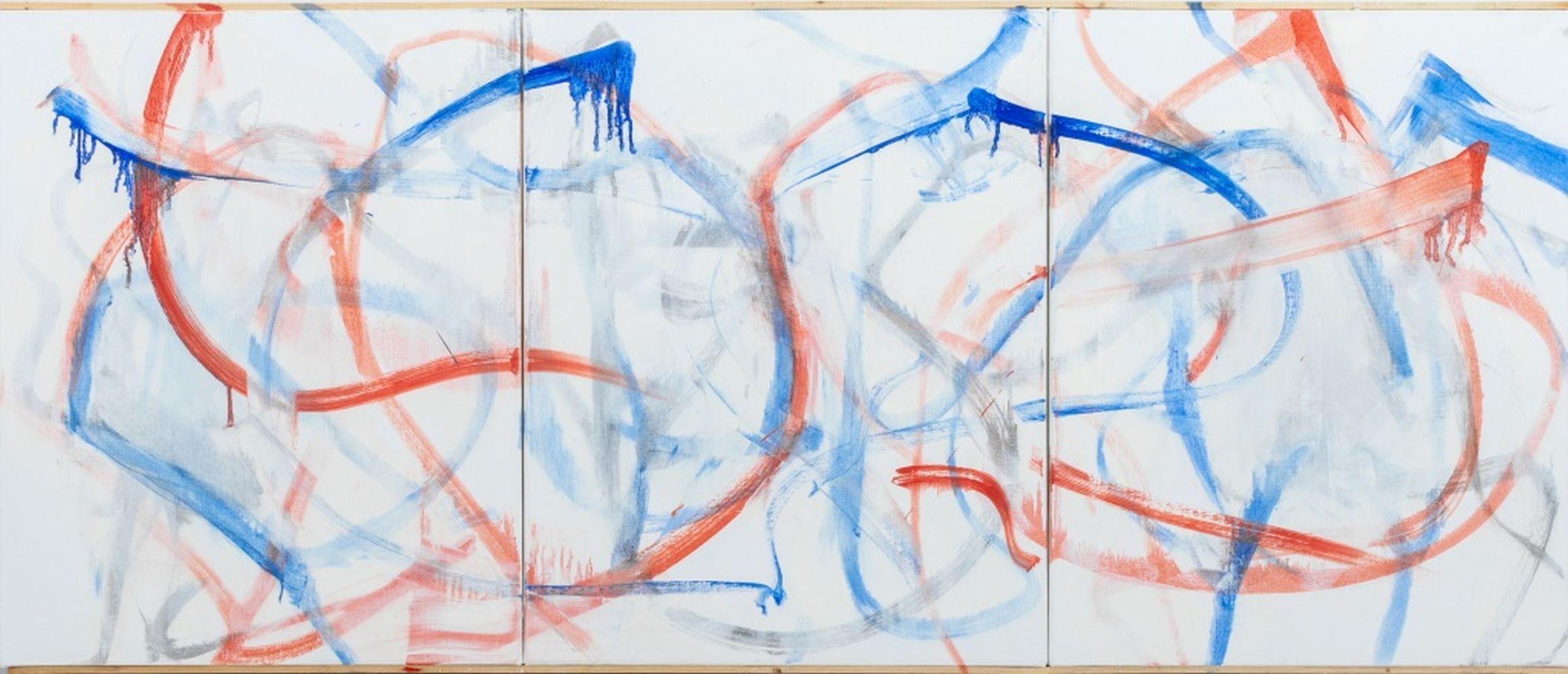 Abstract Composition Triptych