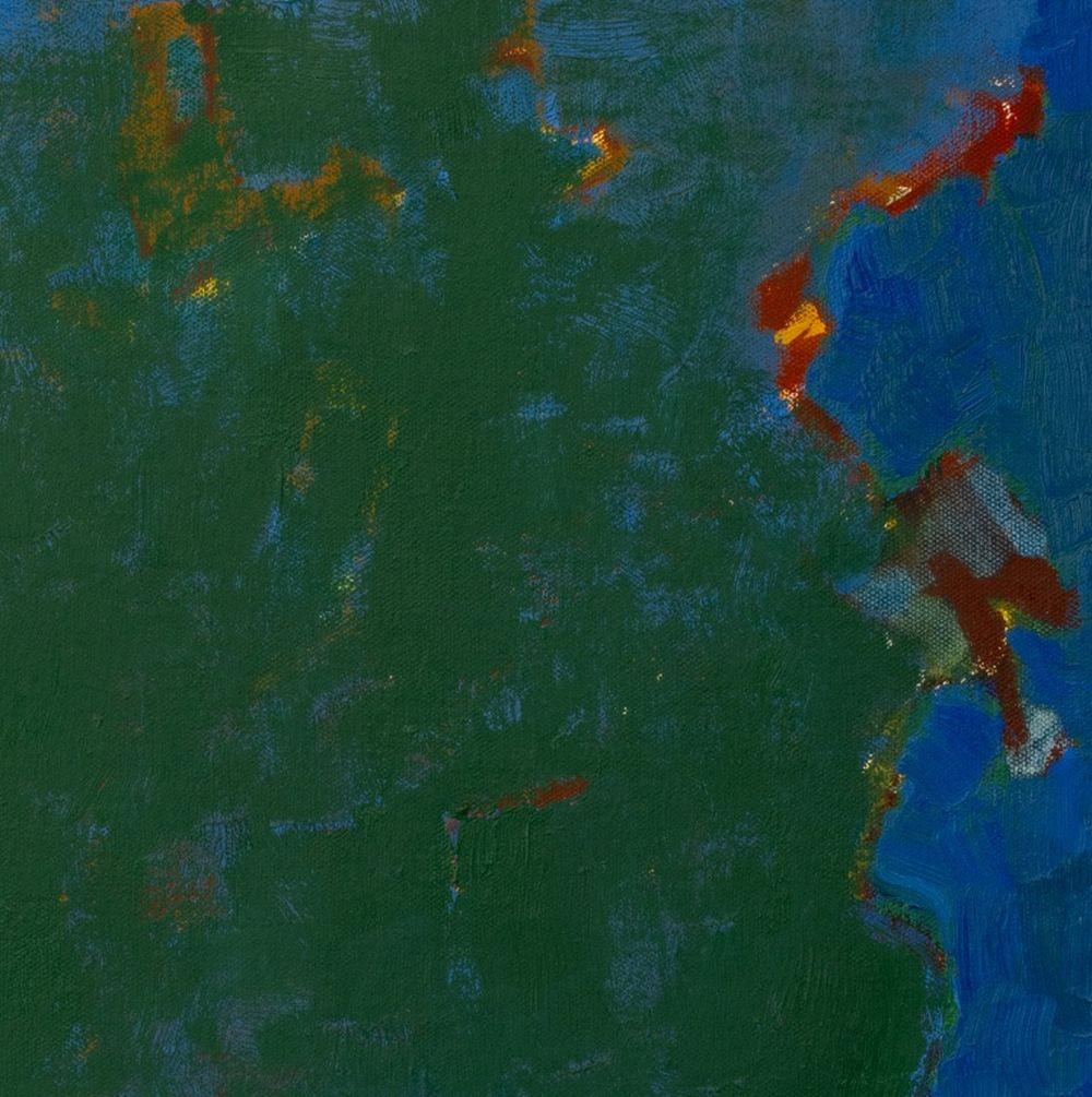 Abstrakte Kompositionen, 2 (Blau), Abstract Painting, von Robert O'Meara