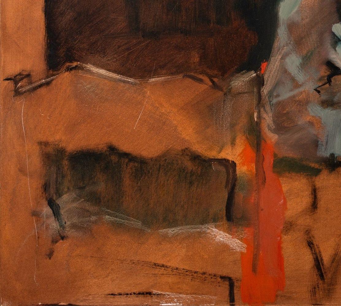 Abstract Figural Composition - Painting by Robert O'Meara