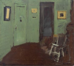 Interior Scene in Green