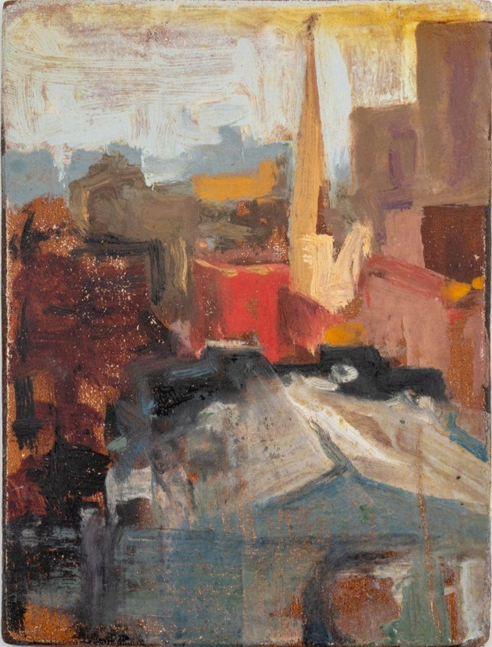 Paisaje urbano en miniatura - Painting de Robert O'Meara