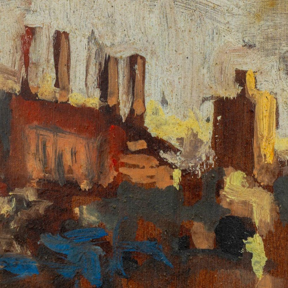 Miniatur Stadtbild – Painting von Robert O'Meara