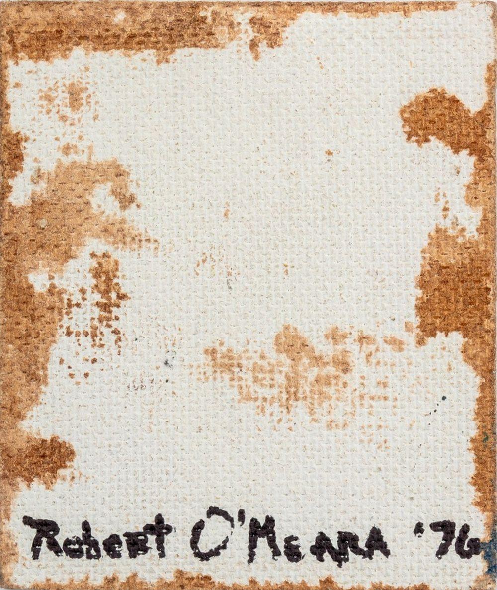 Miniatur Stadtbild (Grau), Abstract Painting, von Robert O'Meara