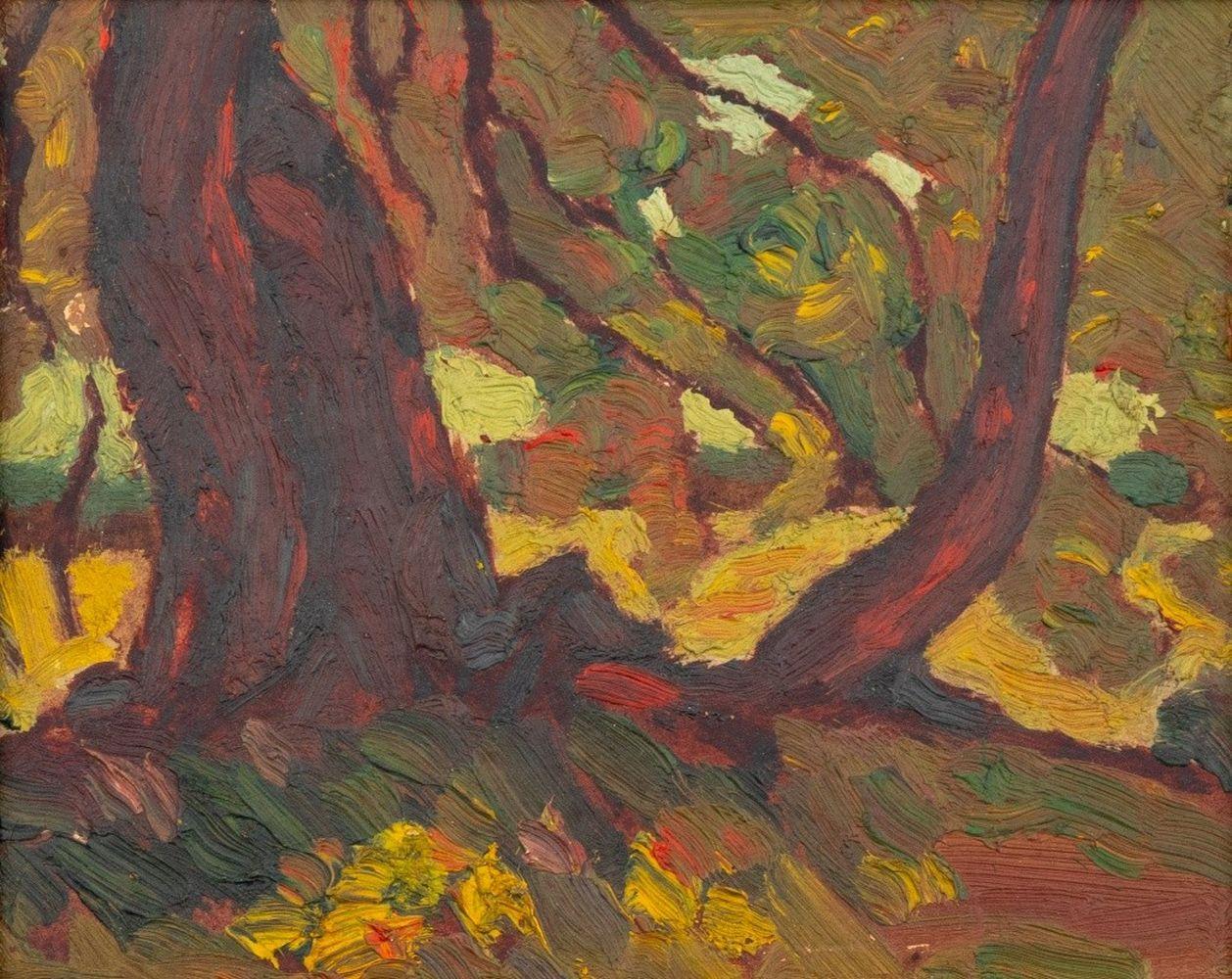 Miniatur-Landschaft – Painting von Robert O'Meara
