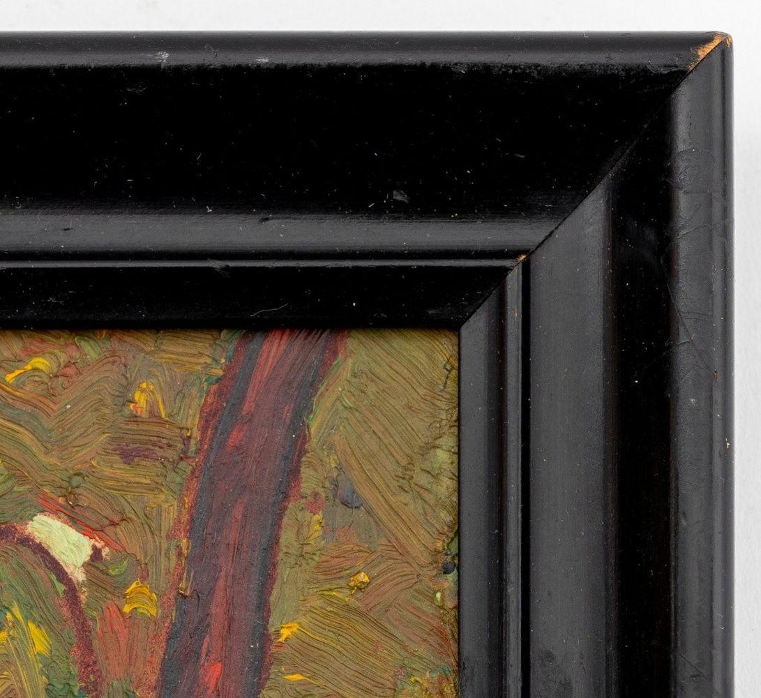 Miniatur-Landschaft (Schwarz), Landscape Painting, von Robert O'Meara