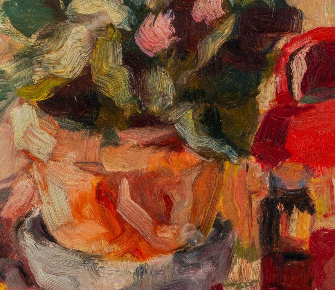 Still Life of Flowers - Painting by Robert O'Meara