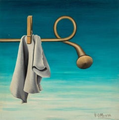 Vintage Surrealist Clothesline Composition