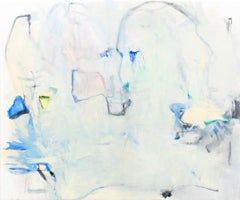 Abstract Composition in Blue