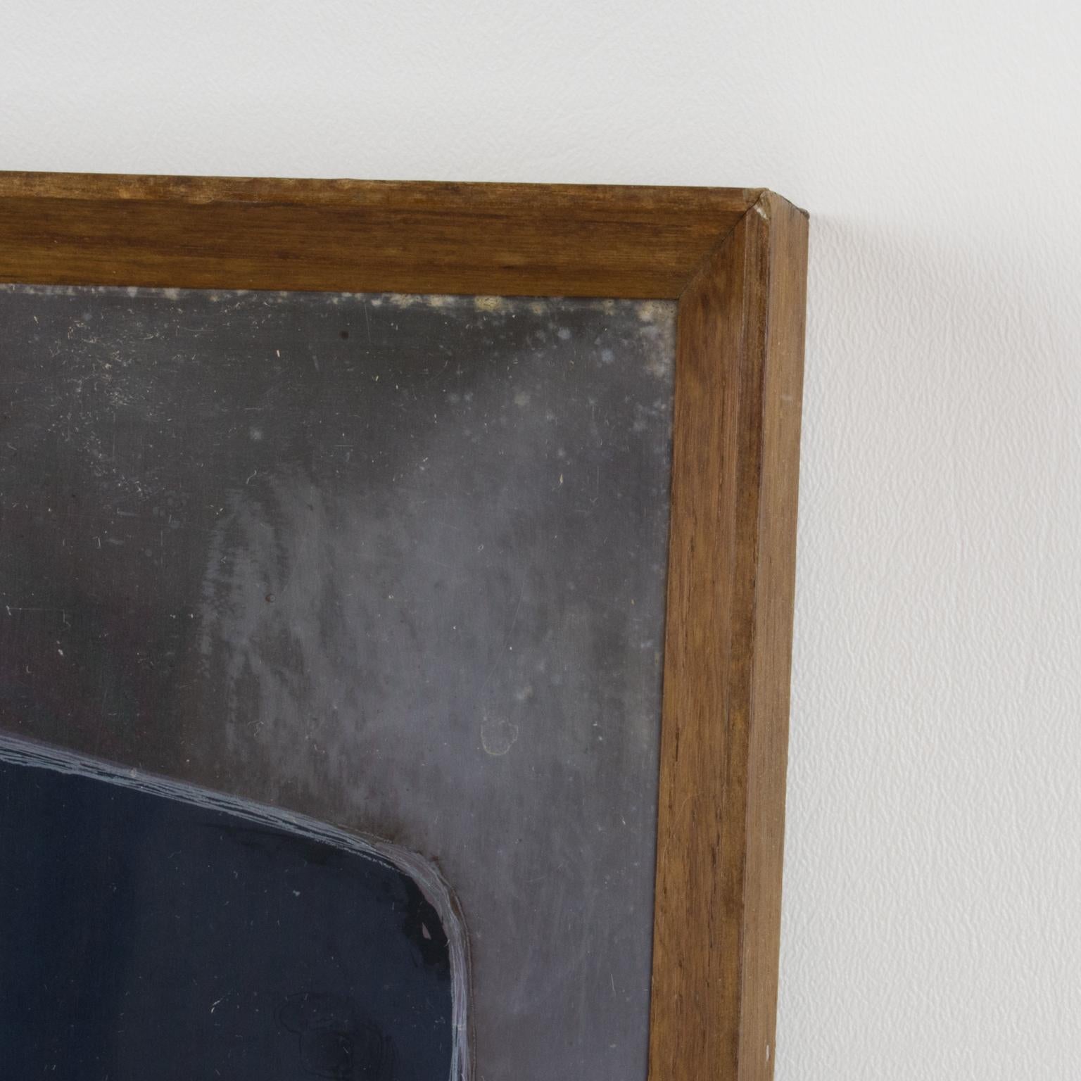 Quadro astratto modernista su alluminio di Robert Pansart 13