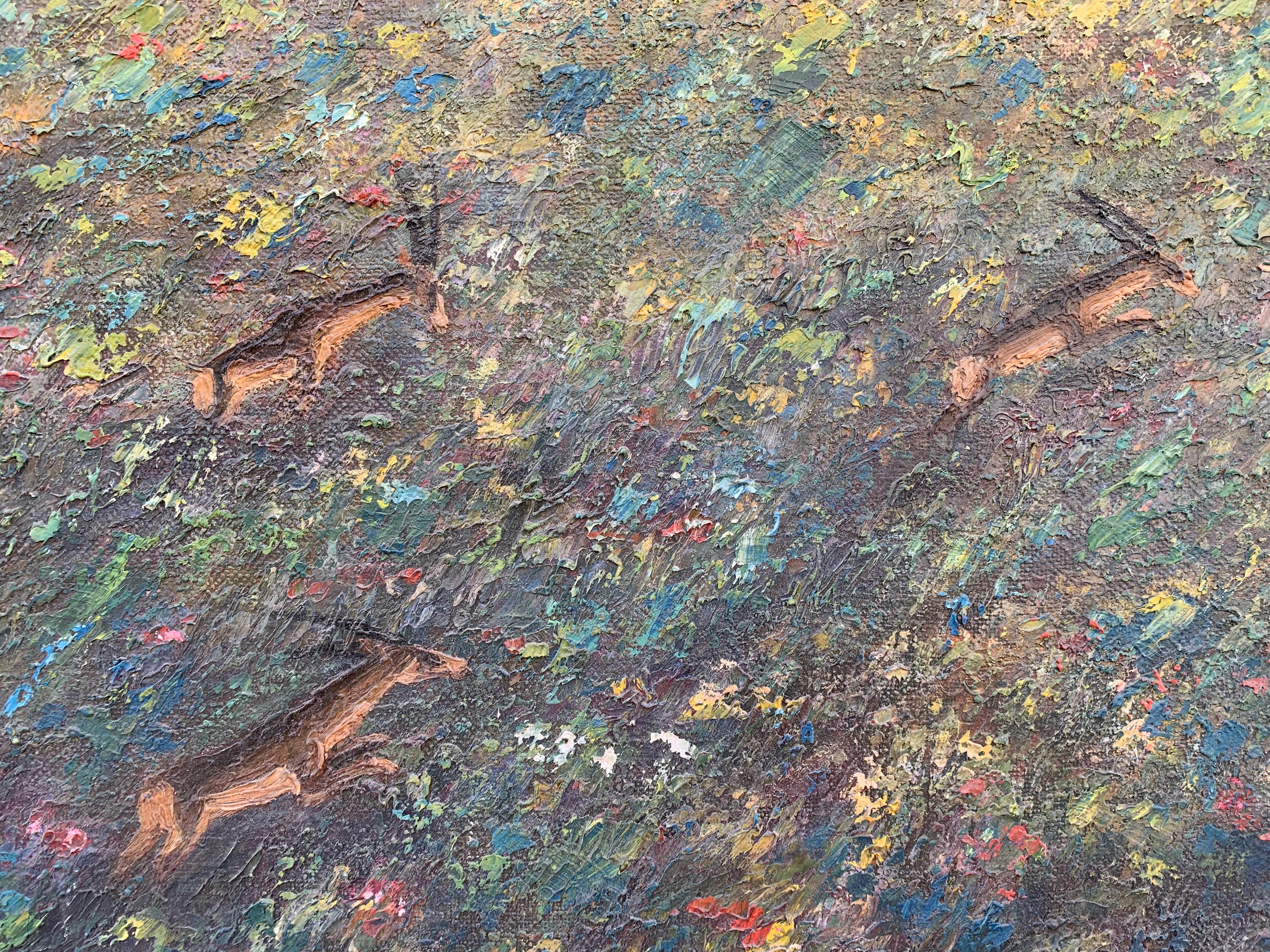 Naif dipinto da un artista armeno di Mosca.  