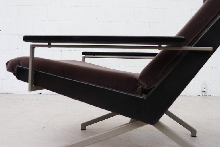 Robert Parry Lounge Chair in Grey Velvet For Sale at 1stdibs